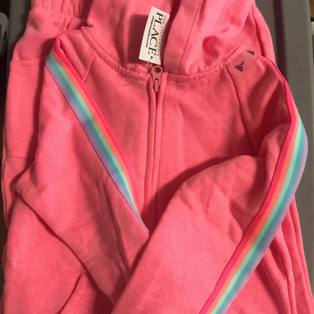 New girls children’s place jacket and pants suit